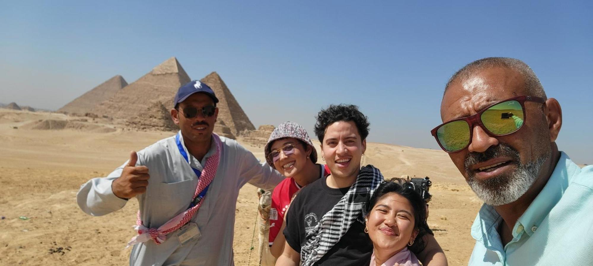 Pyramids Temple Guest House Kafrat al Jabal Bagian luar foto