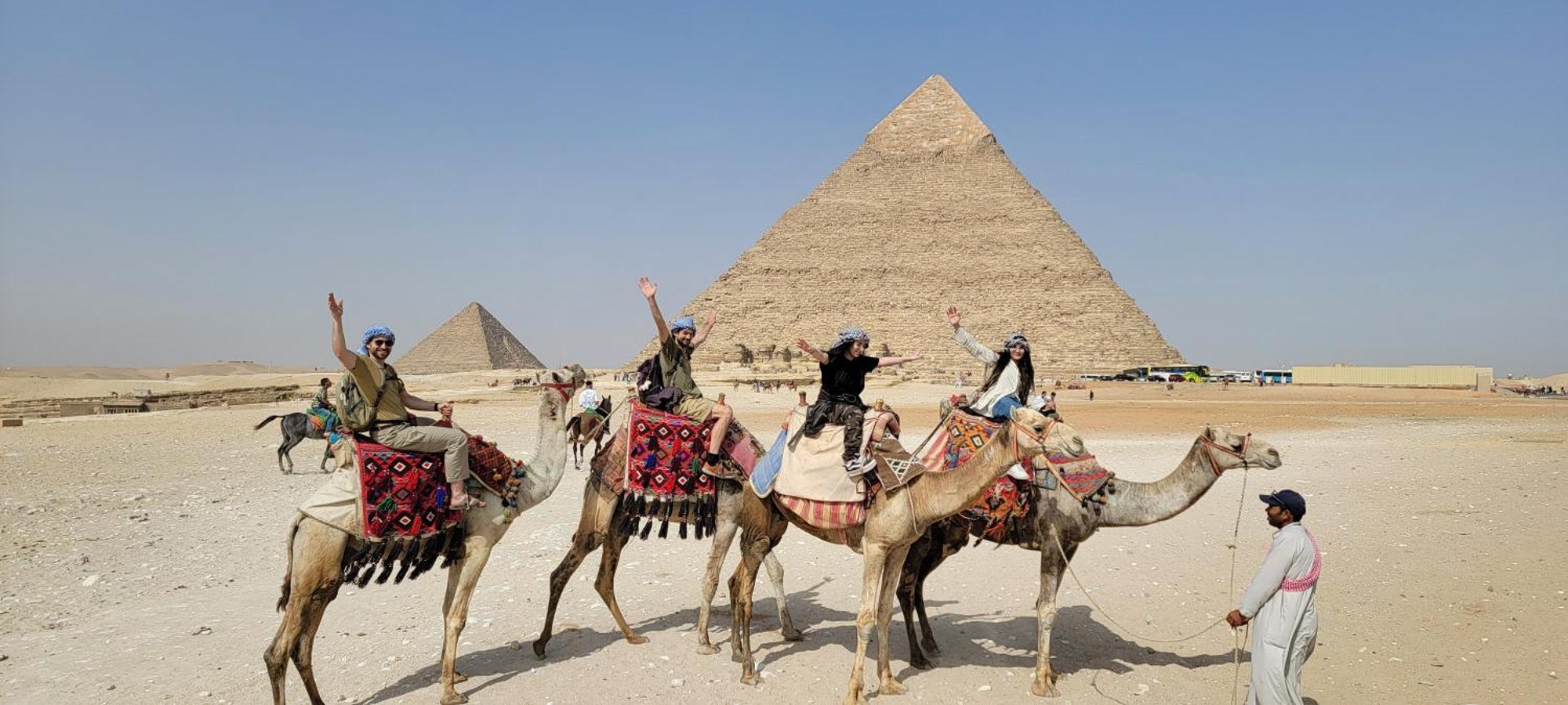 Pyramids Temple Guest House Kafrat al Jabal Bagian luar foto