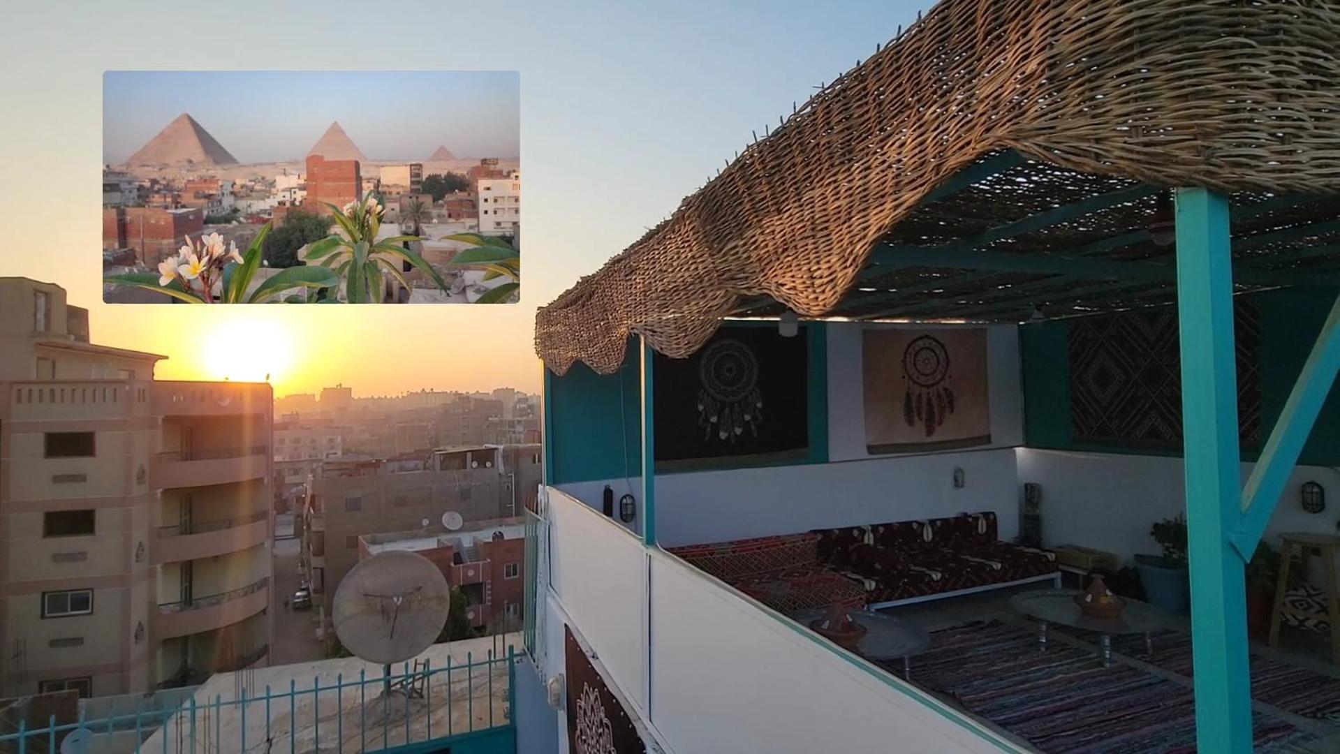 Pyramids Temple Guest House Kafrat al Jabal Bagian luar foto
